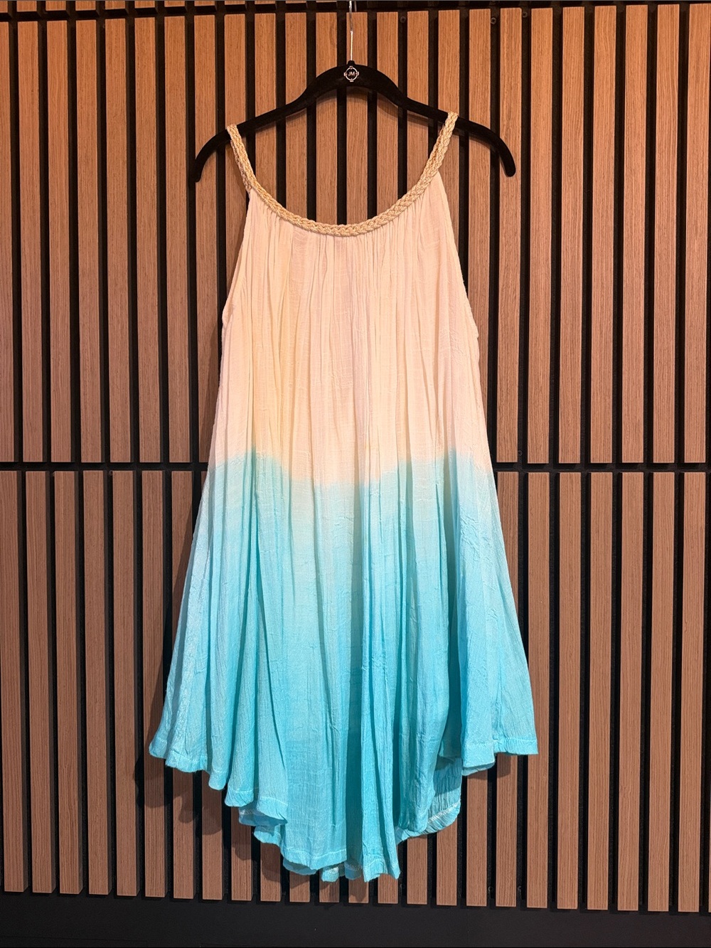 Kaktus Ombré Halter Mini Dress